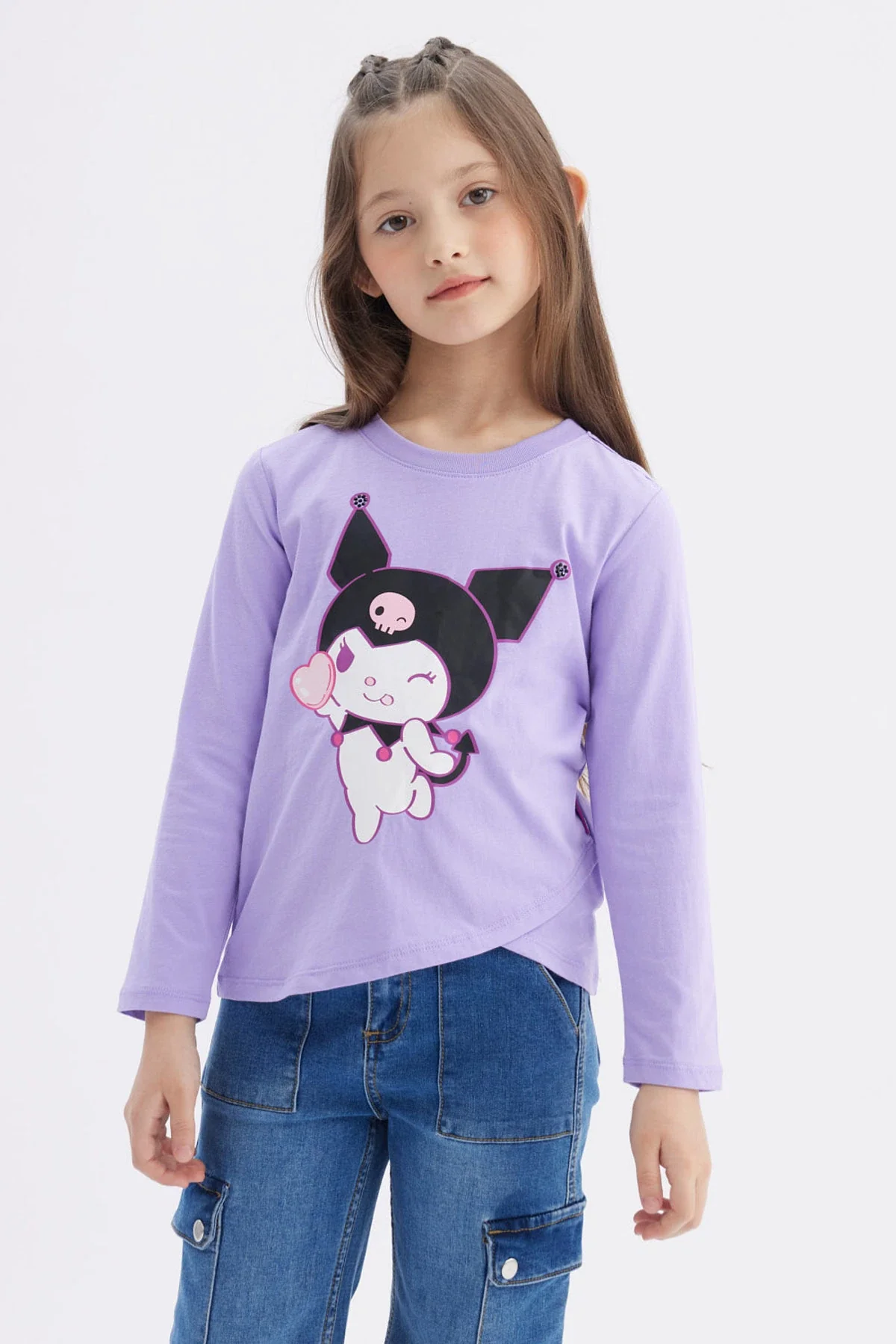 Polera Niña Hello Kitty Lila