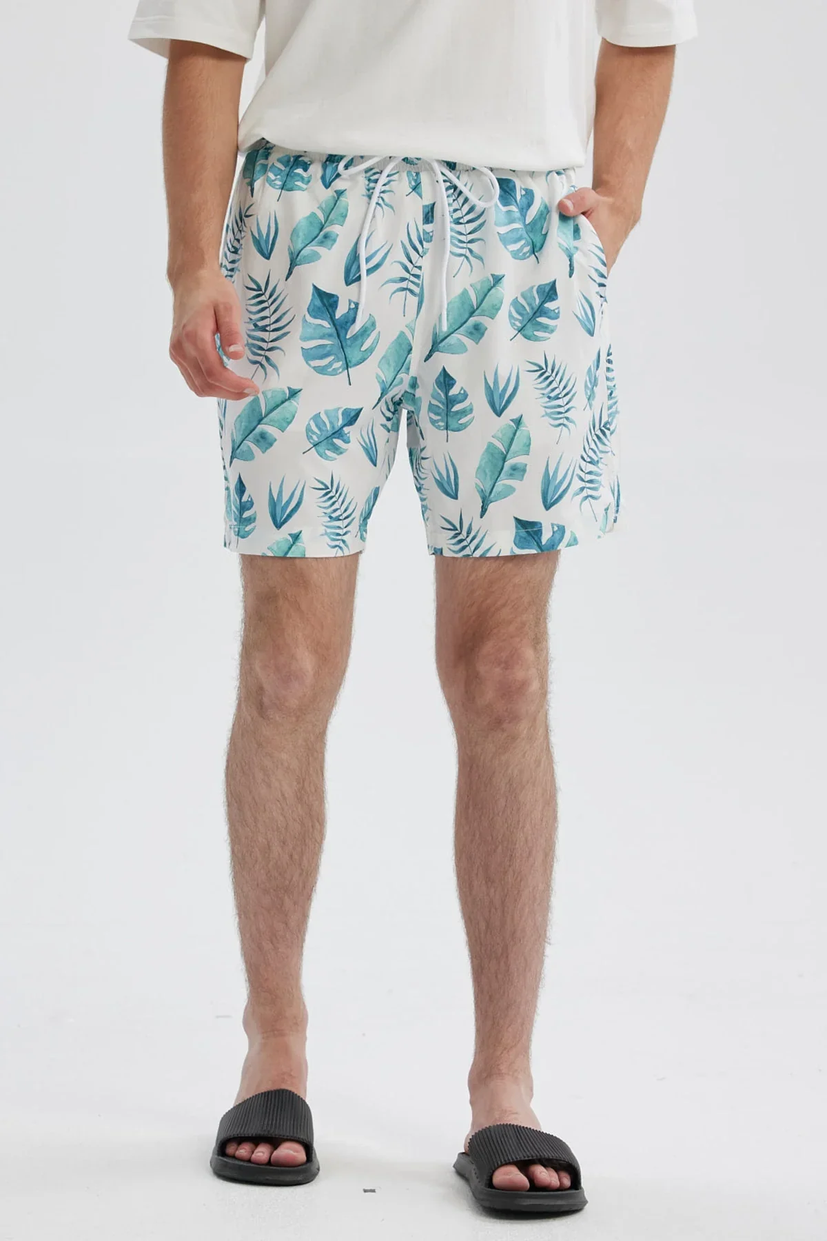 Short de Baño Hombre Full Rapport Blanco