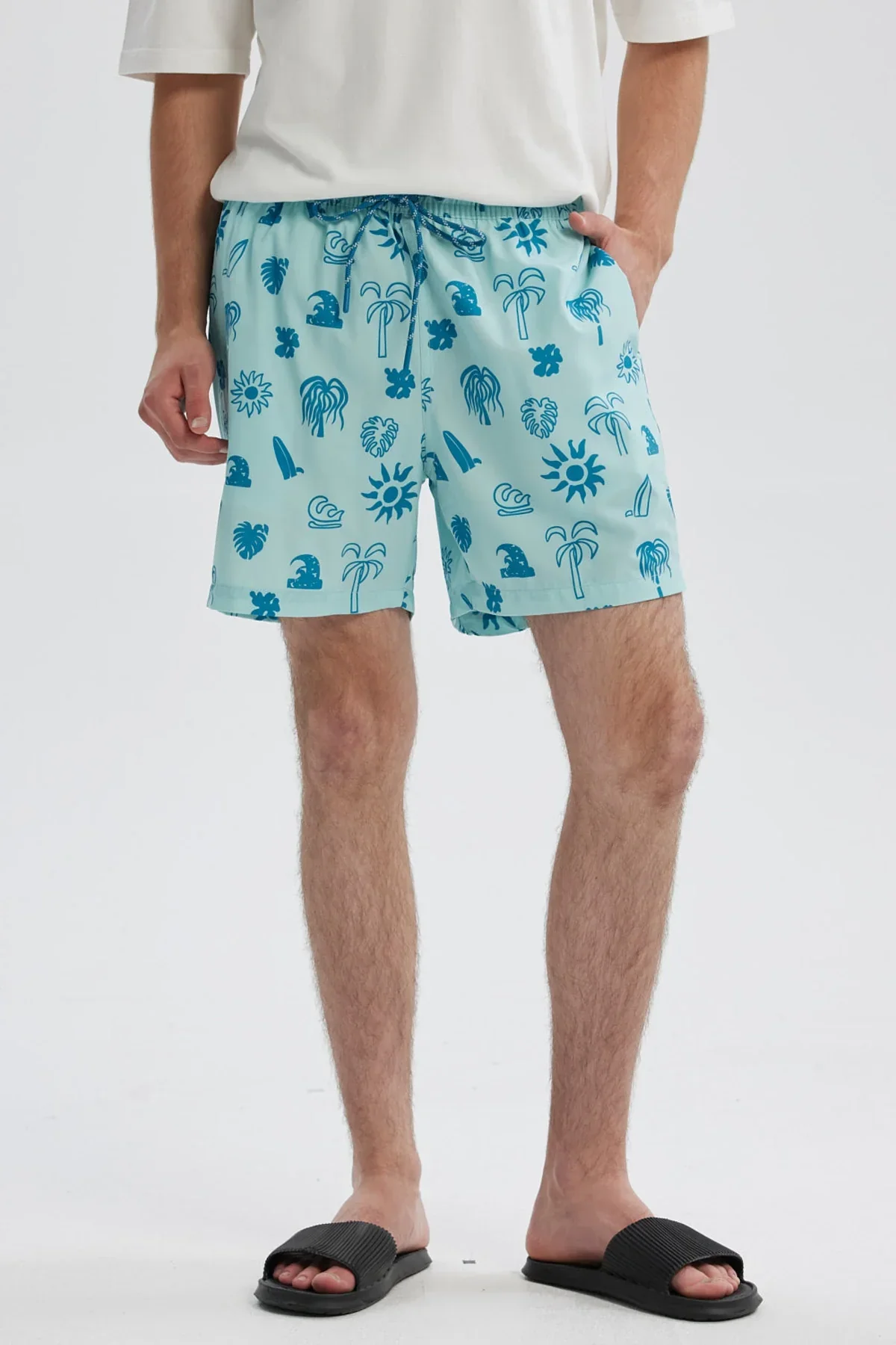Short de Baño Hombre Full Rapport Celeste