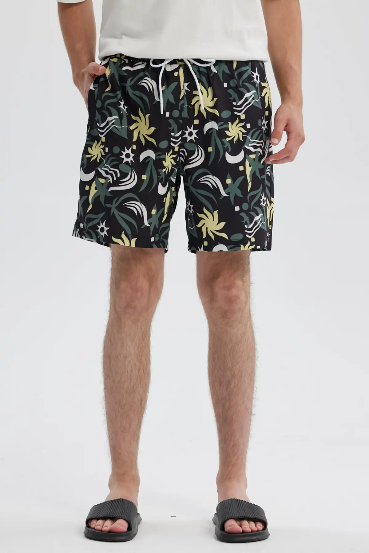Short de Baño Hombre Full Rapport Negro