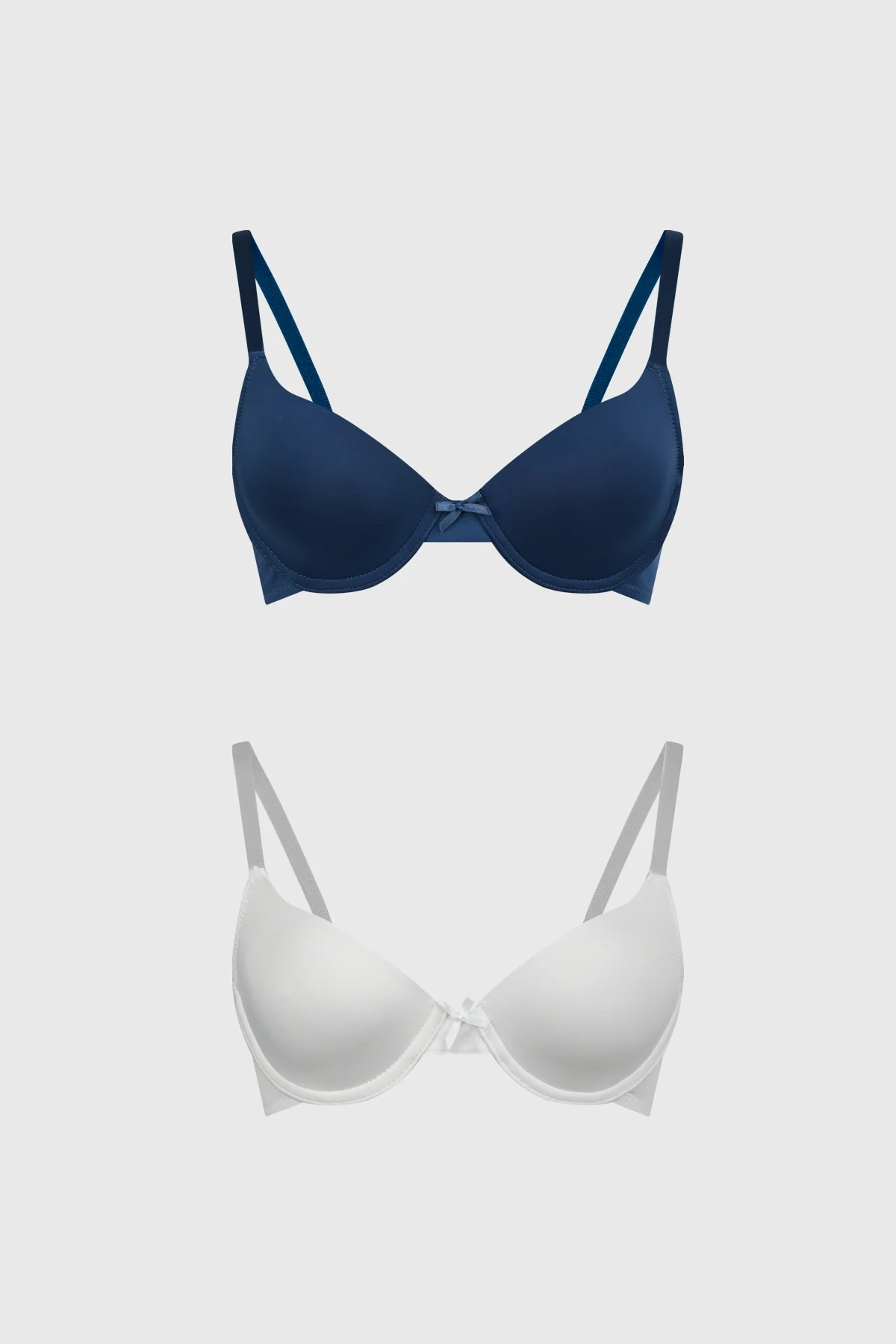 Sostén Mujer Bipack Básico Liso Azul Marino