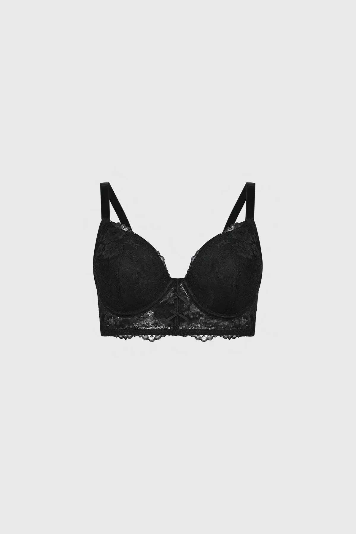 Sostén Mujer Copa Soft Encaje Detalle Negro