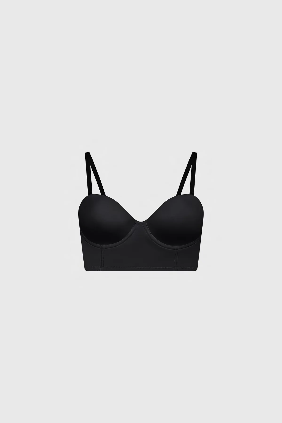 Sostén Mujer Strapless Bustier Negro