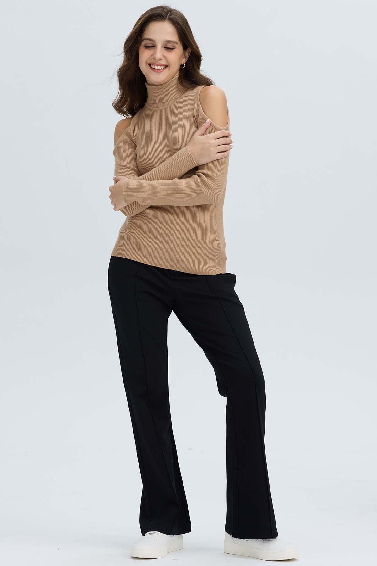 Sweater Mujer Off Camel - Image 4