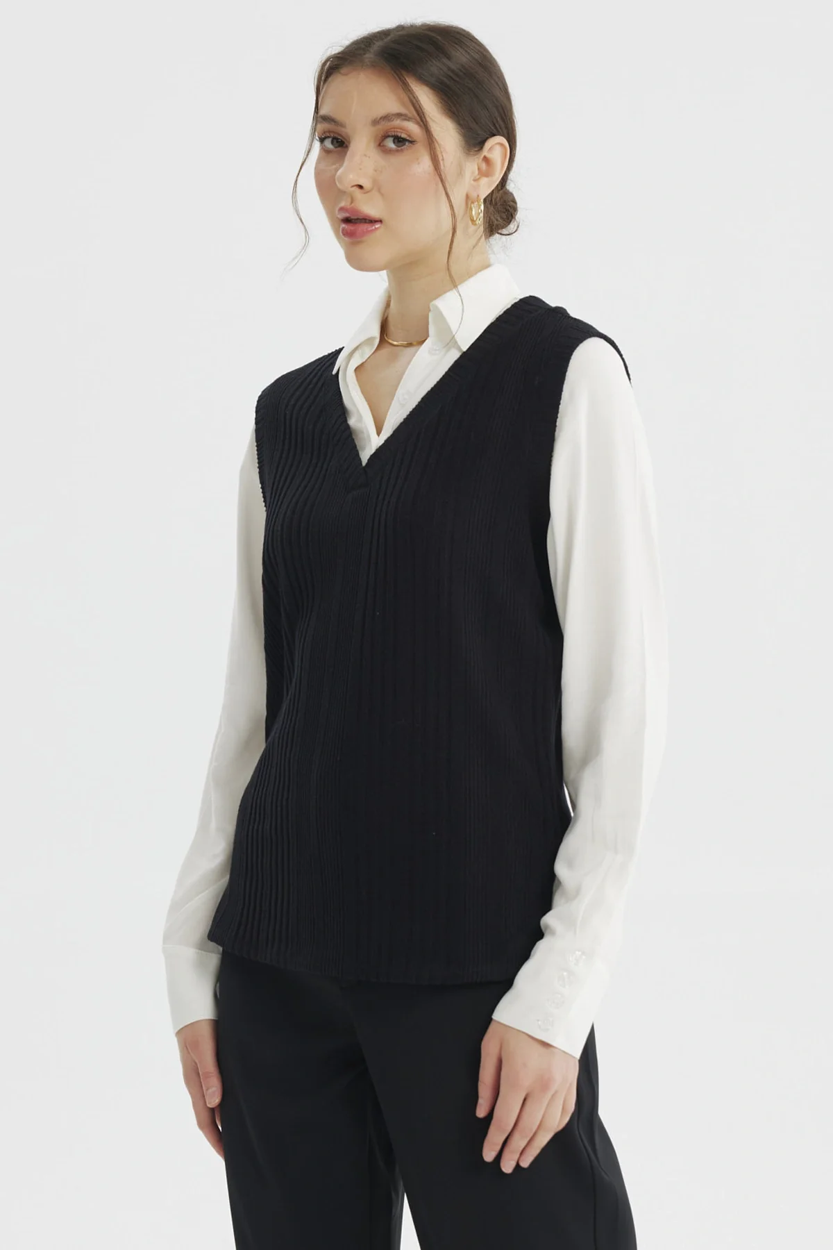 Sweater Mujer Vuelo Negro - Image 2