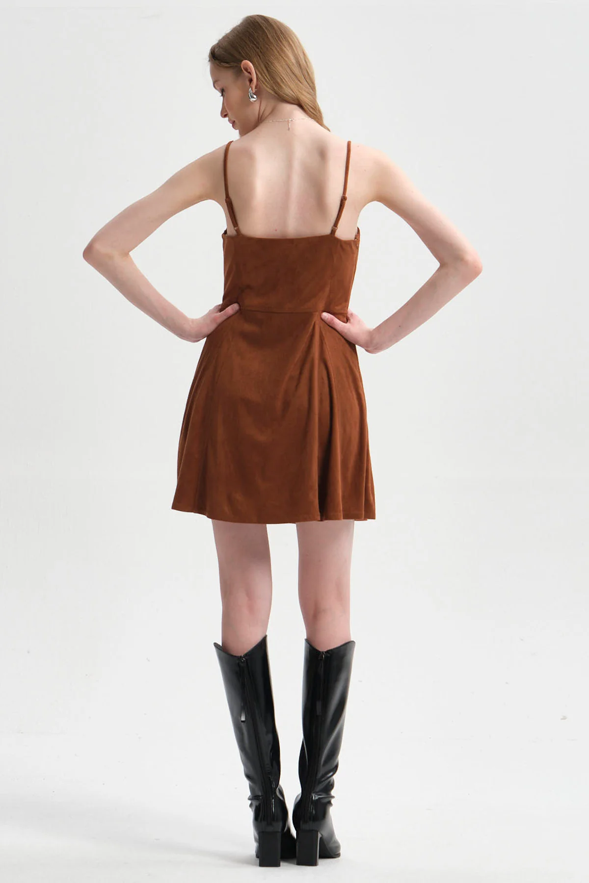 Vestido Mujer Cowboy Camel - Image 3