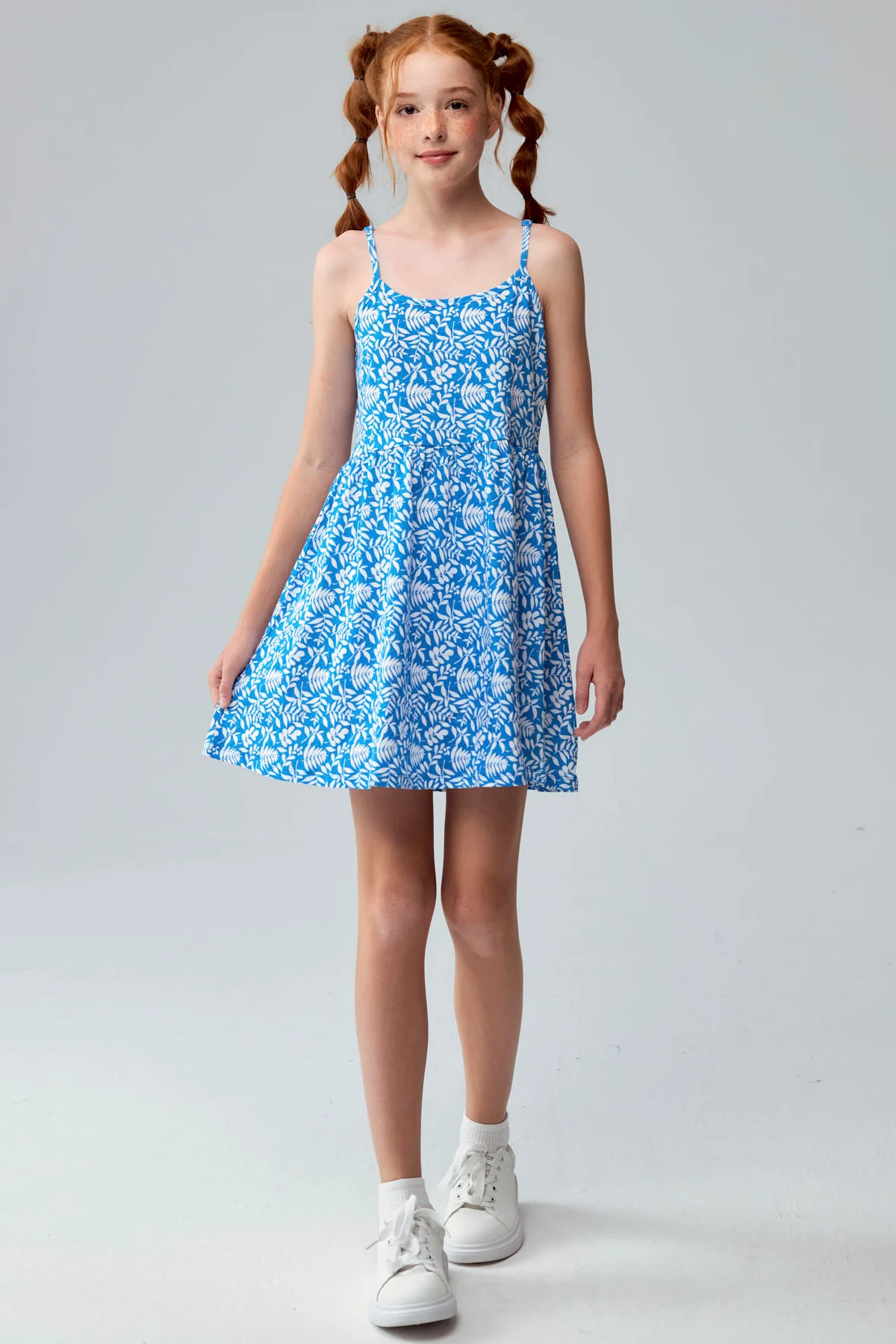 Vestido Niña Básico Teen Azulino